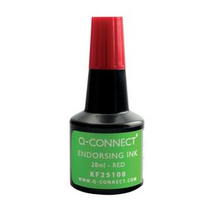 Q-Connect Endorsing Ink 28Ml Red