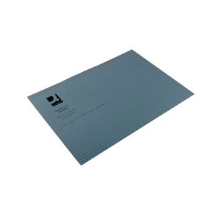 Q Connect Sq/Cut Folder L/Weight Fc Blue