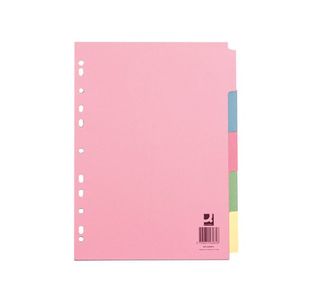 ** Subject Dividers A4 5Part **