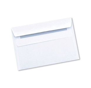 C6 White Self & Seal Envelope Pk 1000