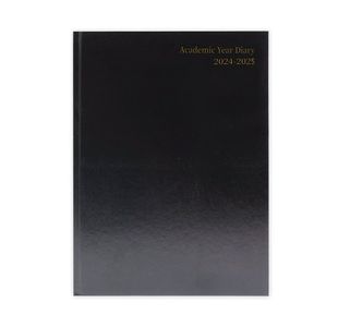 Academic Diary WTV A4 Black 2024-25