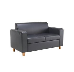 Jemini Iceberg PU Sofa Wooden Foot