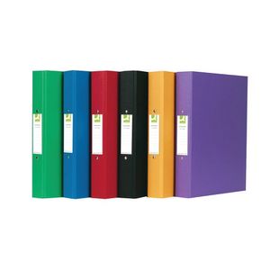 Qconnect A4 2 Ring Binder PP Ast Pk10