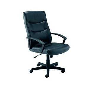 Ff Jemini Leather Executive Armchair Blk