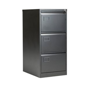 Jemini 3 Drw Filing Cab Black