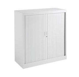 Talos Side Opening Tambour Unit Wht