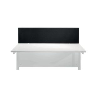 Ff Jemini Black 1200Mm Strt Desk Screen