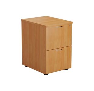 Jemini 2 Drawer Filing Cabinet Beech