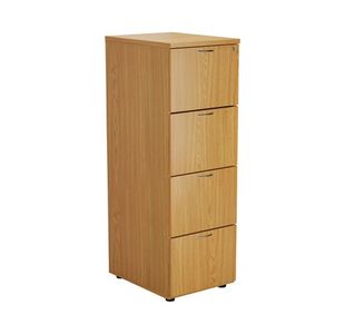 First 4Drw Filing Cabinet Nova Oak