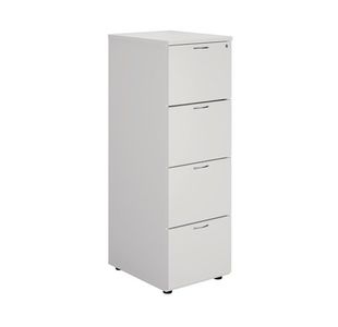 First 4 Drw Filing Cab White