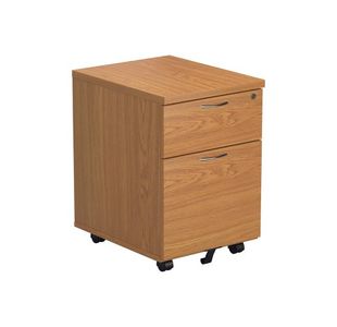 First 2Drw Mobile Pedestal Nova Oak