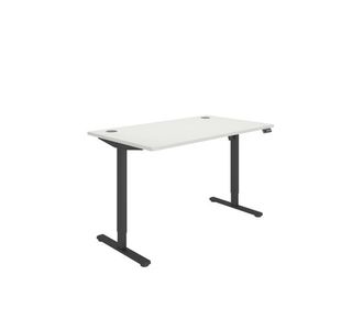 Astin Sit/Stand Desk 1400mm Arc Wht