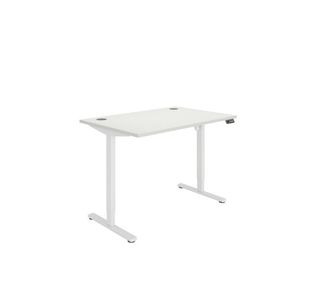 Astin Sit/Stand Desk 1200mm Arc Wht