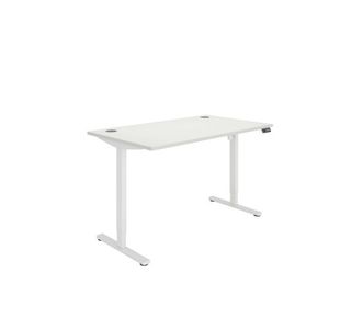 Astin Sit/Stand Desk 1400mm Arc Wht