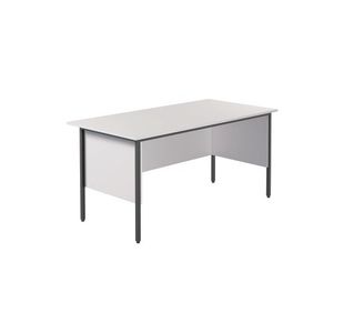 Serrion Rect 4 Leg Desk White