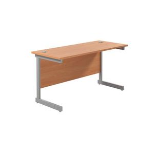 Ff Jemini 1200 Rect Desk Beech/Slv