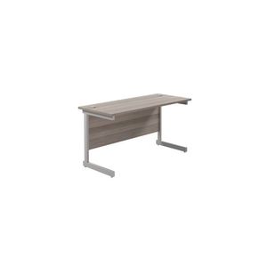 Ff Jemini 1200 Rect Desk G/Oak/Slv