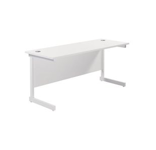 Ff Jemini 1600 Rectangular Desk White