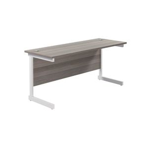 Ff Jemini 1800 Rect Desk G/Oak/White