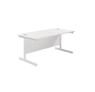 Ff Jemini 1600 Rectangular Desk White