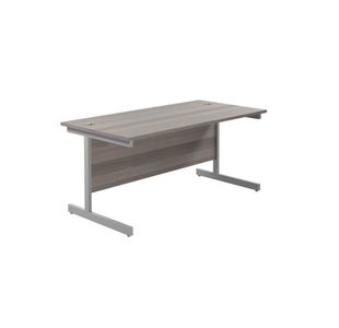 Ff Jemini 1800 Rect Desk G/Oak/Slv