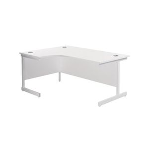 Jemini Rdl LH Cantilever Desk N/Oak