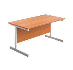 First Rect Desk 1800 Beech/White