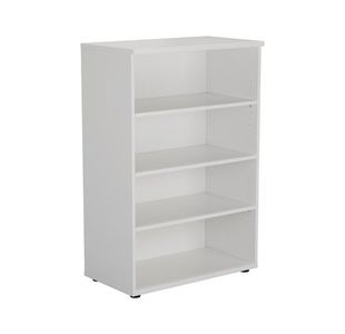 First 3 Shelf Wooden Bookcase White