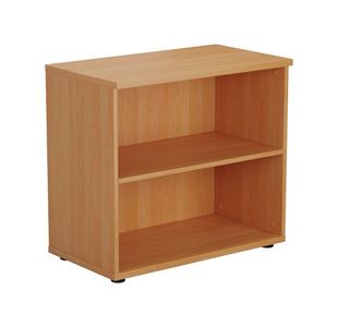 First 1 Shelf Wooden Bookcase Beech