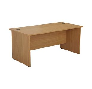 Ff Jemini 1400 Panel End Desk N/Oak