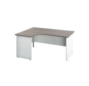 Jemini Switch Rdl Lh Desk Grey Oak