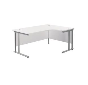 Jemini Rdl RH Cantilever Desk White