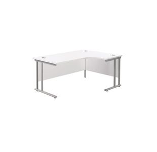 Jemini Rdl RH Cantilever Desk White