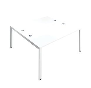 Jemini 2P Bench Desk 1200 White