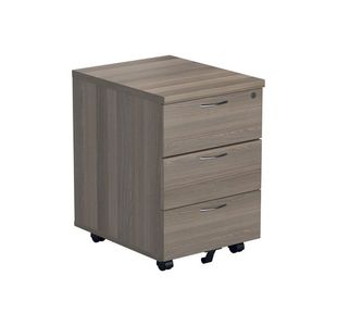 Jemini 3 Drawer Mobile Pedestal GOak