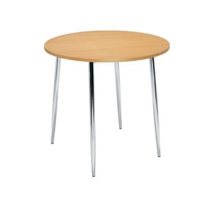 Ff Arista Bch Chrome Round Bistro Table