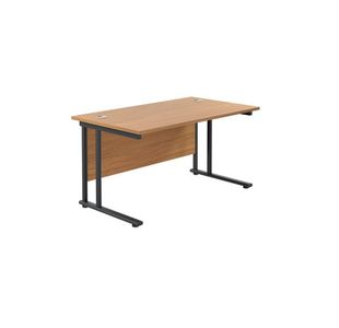 Jemini DU Rec Dsk 1400x800 N/Oak/Blk