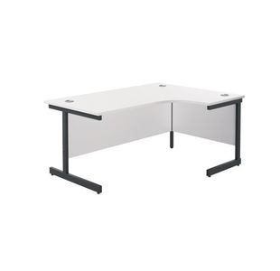 Jemini Rdl RH Desk 1800x1200 Wht/Blk