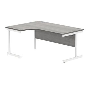 Polaris LH Rdl Desk 1612 AGOak/White