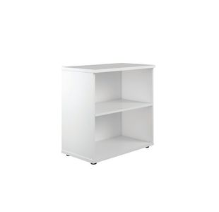 Jemini Bookcase 800x450x800mm Wht