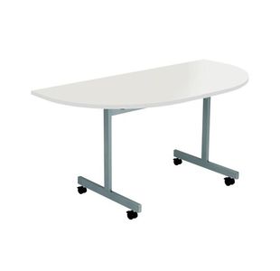 Jemini D-End Tilt Table 700 White