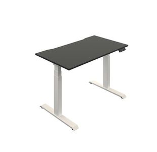 Okoform Sit/Stand Htd Dsk 1600mm Blk