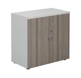 Jemini Cupboard 800x450 Wht/Grey Oak