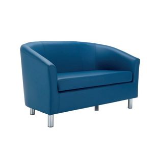 Jemini Tub Sofa Polyurethane Blue