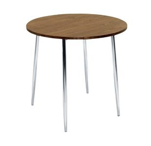 Ff Arista Wnt Chrome Round Bistro Table