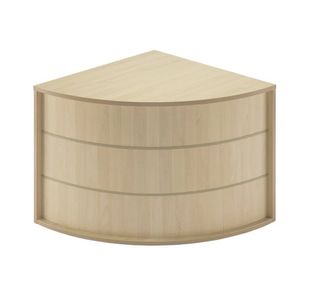 Jemini Modr Corner Base Unit Maple