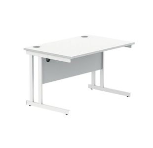 Polaris Rect Cant Desk 1200mm AWht