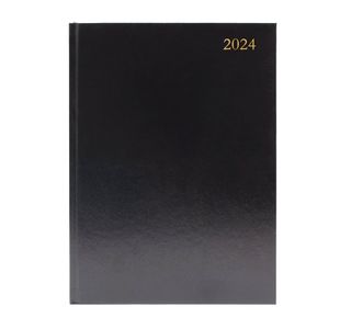 Desk Diary DPP Appt A4 Black 2024