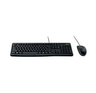 Logitech Wired Deskset Mk120 Black