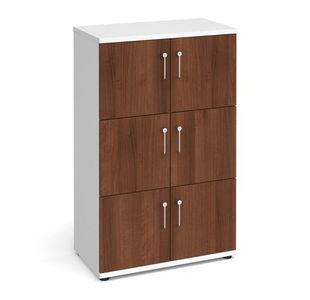 Wooden storage lockers